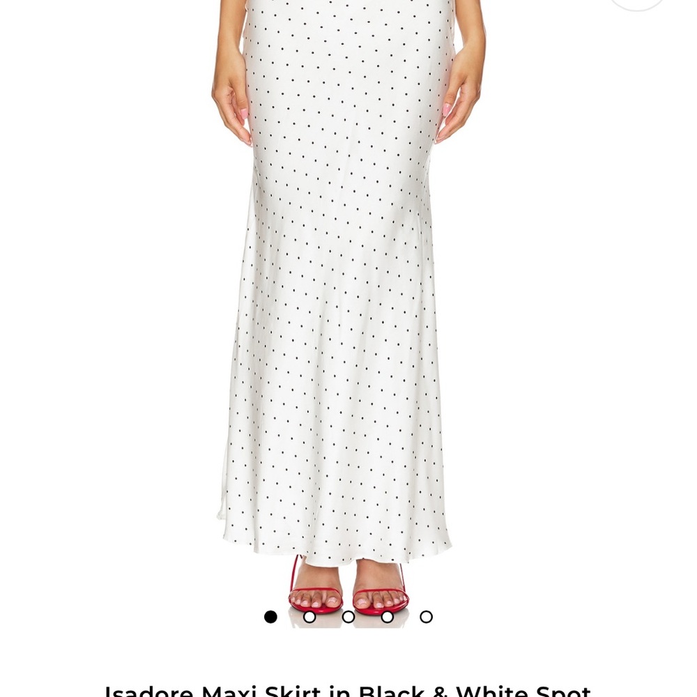 NWT Bardot Isadore Maxi Skirt in Black & White Spot (SOLD OUT ONLINE)